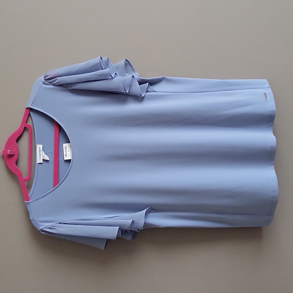 Calvin Klein baby blue top